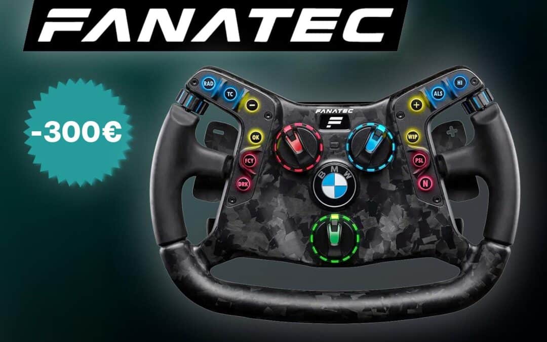 Fanatec Podium BMW M4 GT3 : -300€ sur ce volant de légende, offre limitée !