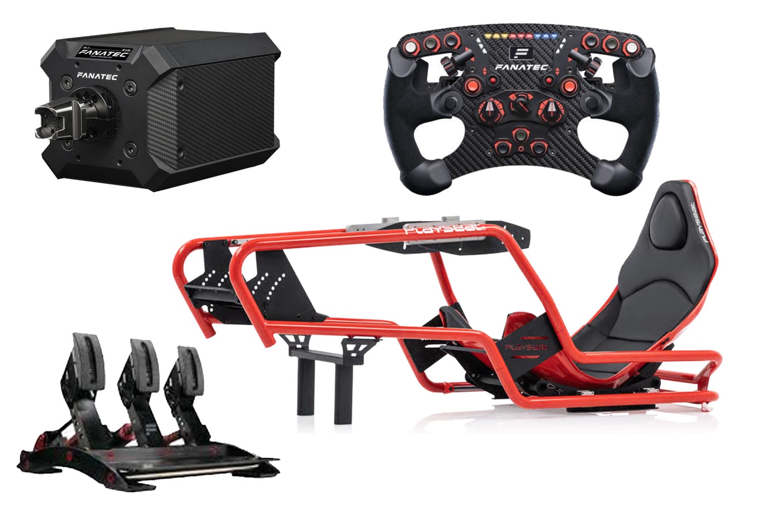 Setup F1 Fanatec high-end sim racing mclaren gt3 v2