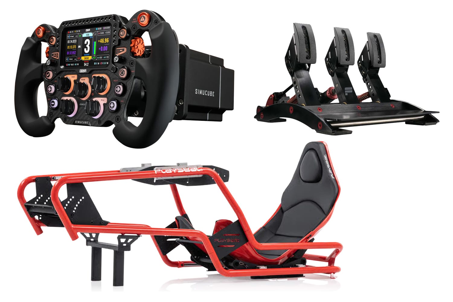 Simucube F1 high-end sim racing setup mclaren gt3 v2