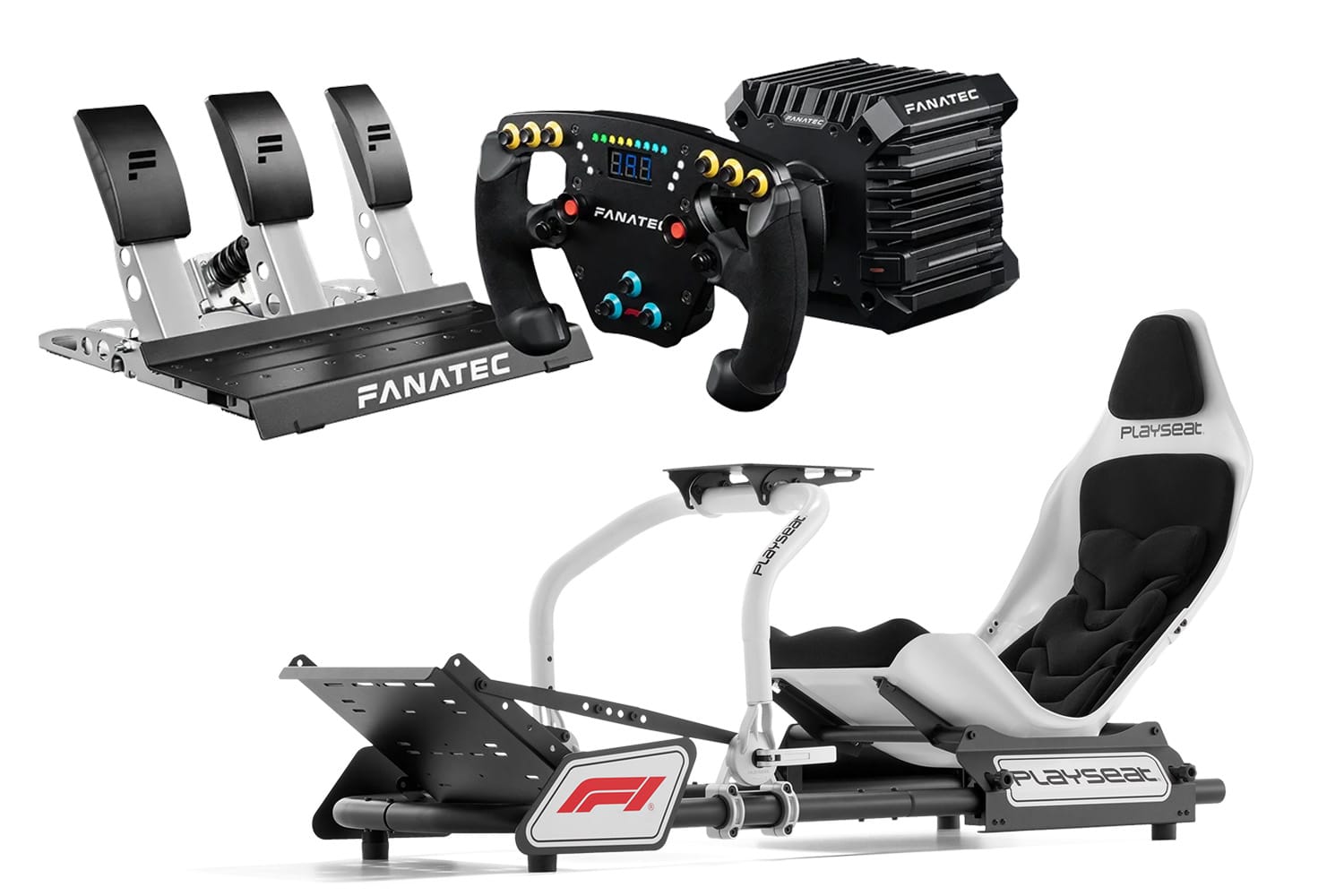 F1 entry-level sim racing setup mclaren gt3 v2
