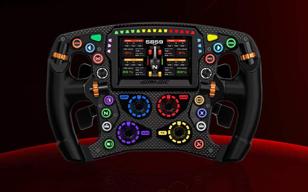 Simagic dévoile le Zeus Formula, une Wheelbase 28 Nm et un pédalier