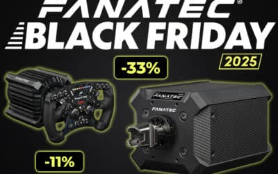 Black Friday Fanatec 2025 : Promotions jusqu’à -33%