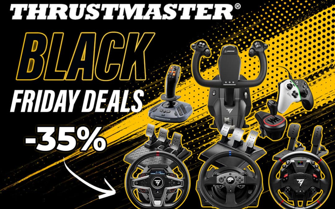 Black Friday Thrustmaster : Les meilleures promos 2025 enfin dévoilées (-35%) !