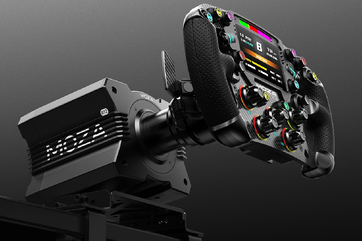 Moza R12 Sim-Racing-Radstand