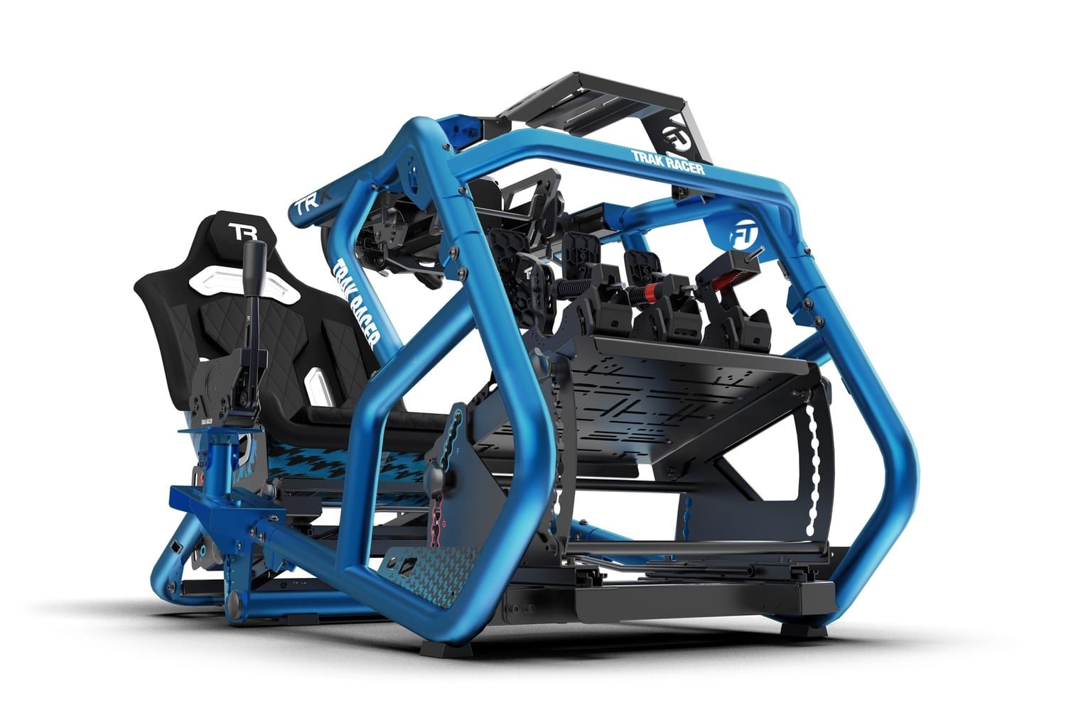 Cockpit hybride Trak Racer TRX V2 aux couleurs d'Alpine Cockpit hybride Trak Racer TRX V2 aux couleurs d'Alpine