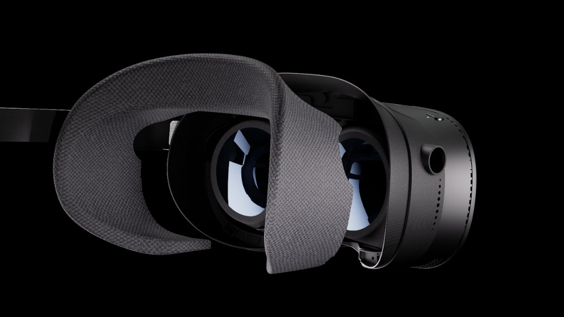 L'intérieur du Pimax Crystal Pro, ses lentilles et sa mousse